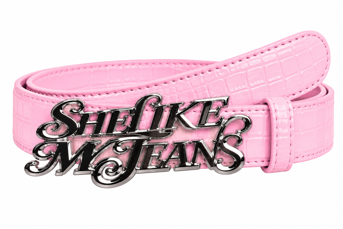 Pink Shelikemyjeans belt