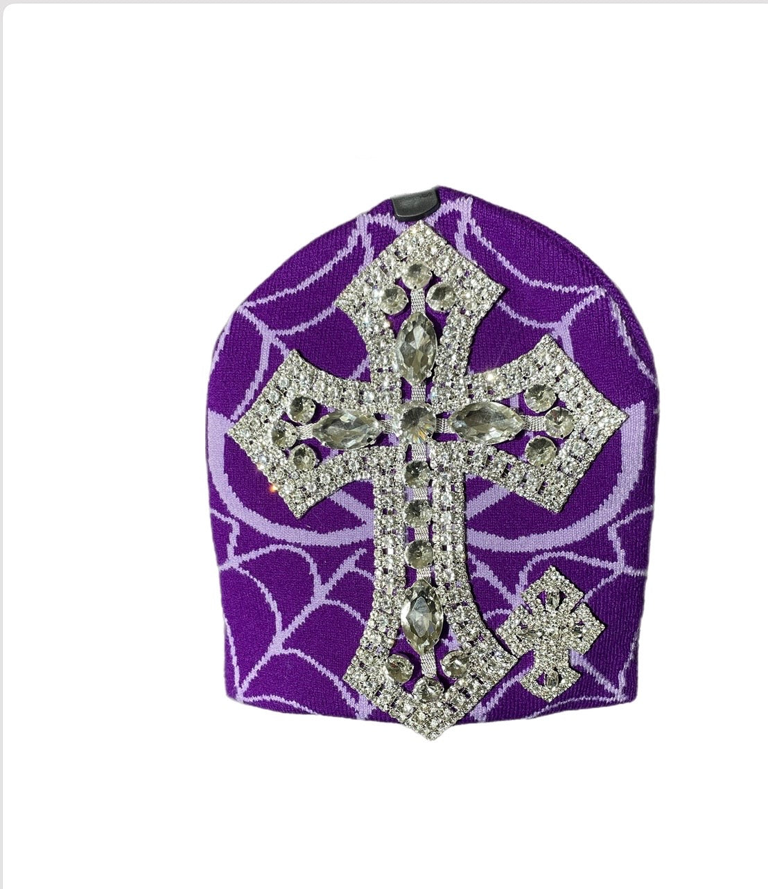 Purple Spider-Man cross beanie