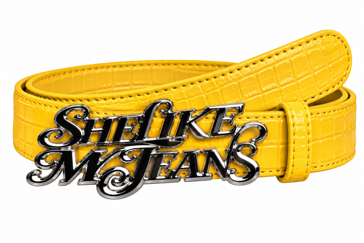 Yellow Shelikemyjeans belt