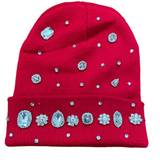 Red Crystal Beanie