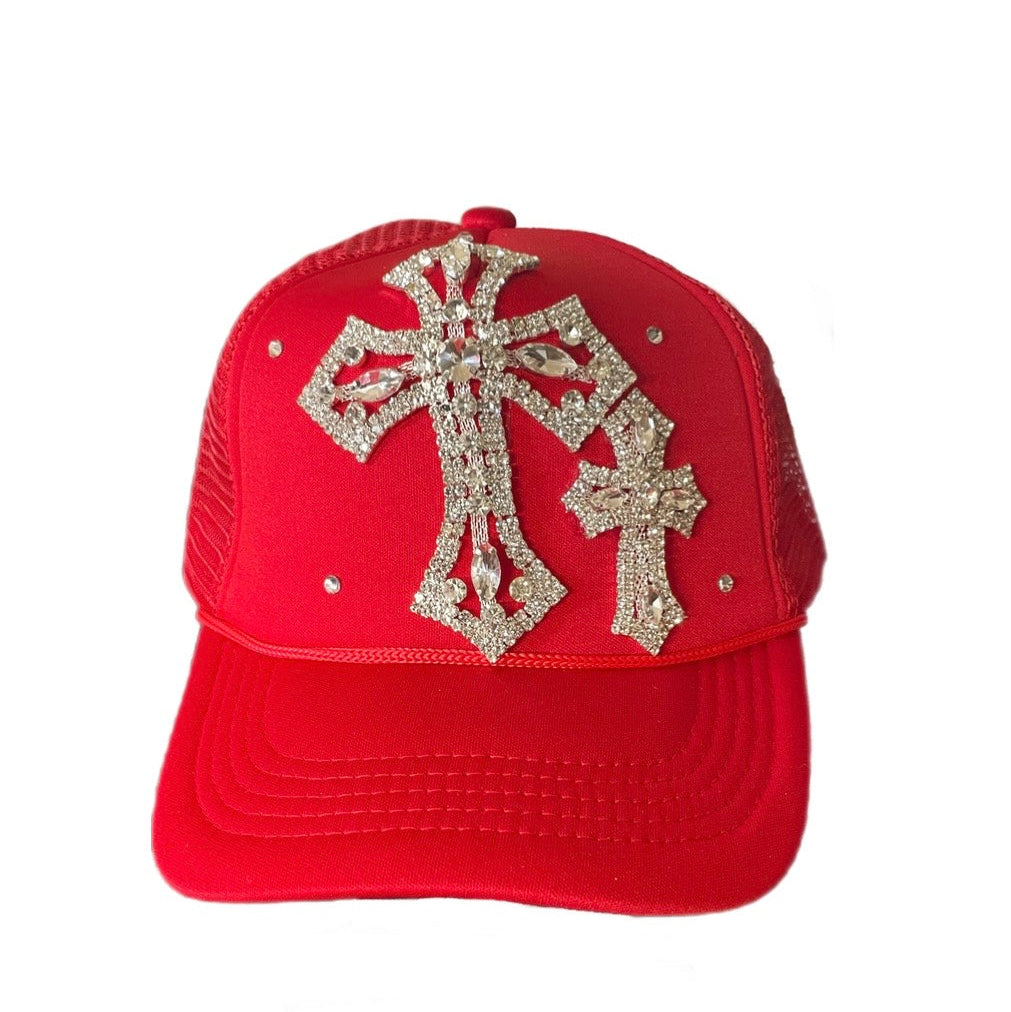 Red Cross trucker hat