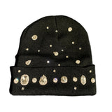 Black Crystal Beanie