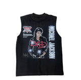 Black MJ cut off t shirt