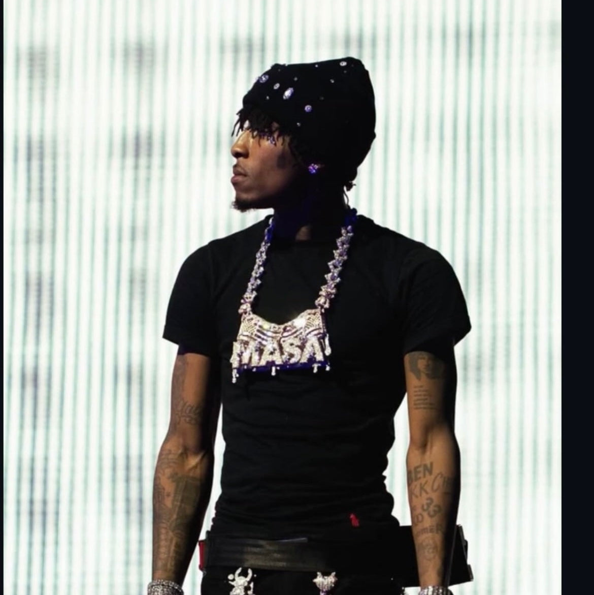 Black Crystal Beanie
